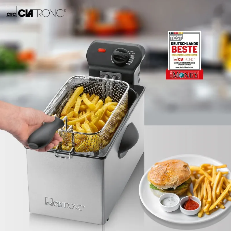 Фритюрниця Clatronic FR 3586 : Смачні страви без зайвих зусиль